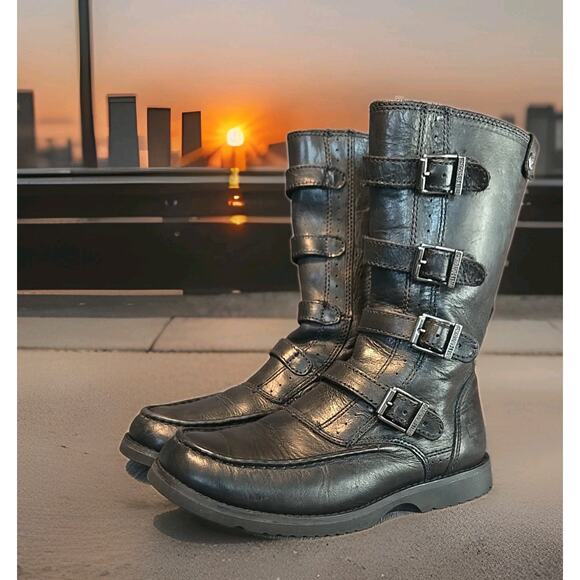 Genuine Harley Davidson Boots size 6.5 Womens Good Condition! - Picture 1 of 14
